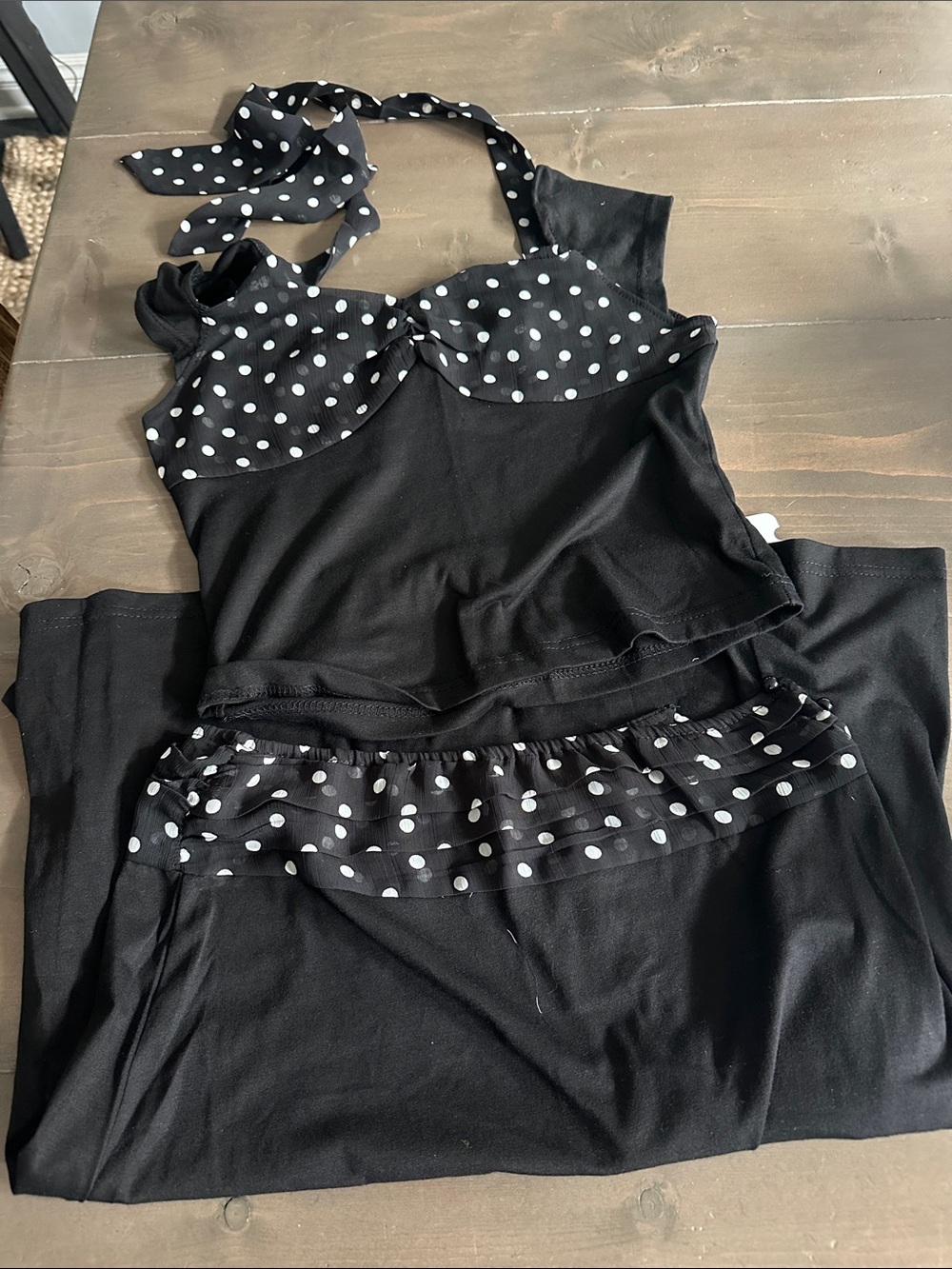 2 Piece halter and skirt set Innovare Denim